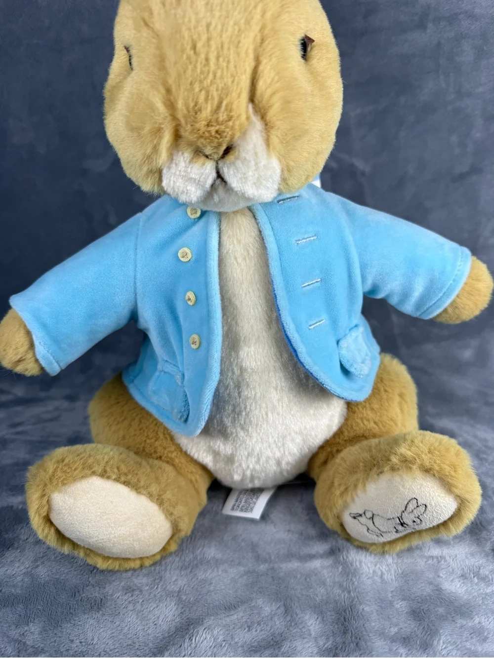 GUND Classic Beatrix Potter Peter Rabbit Deluxe Plush Stuffed Animal Blue Coat